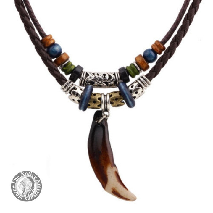 Wolf Tooth Pendant Necklace Jewelry