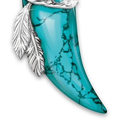 Buffalo Horn-Shaped Turquoises Necklace