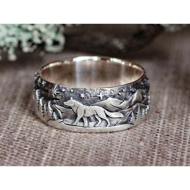 Vintage Wolf Rings