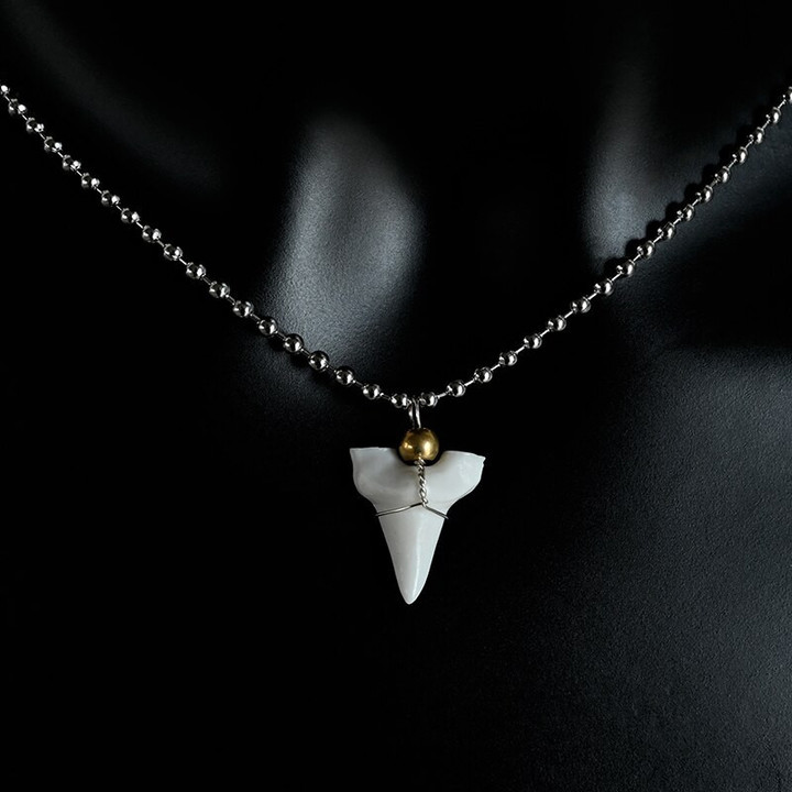 Shark Teeth Pendant Necklace