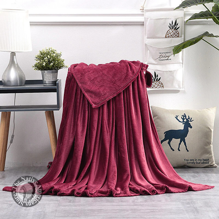 Luxury Bed Blanket Anti-Static Fuzzy Soft Blanket Microfiber Twin/Full/Queen/King