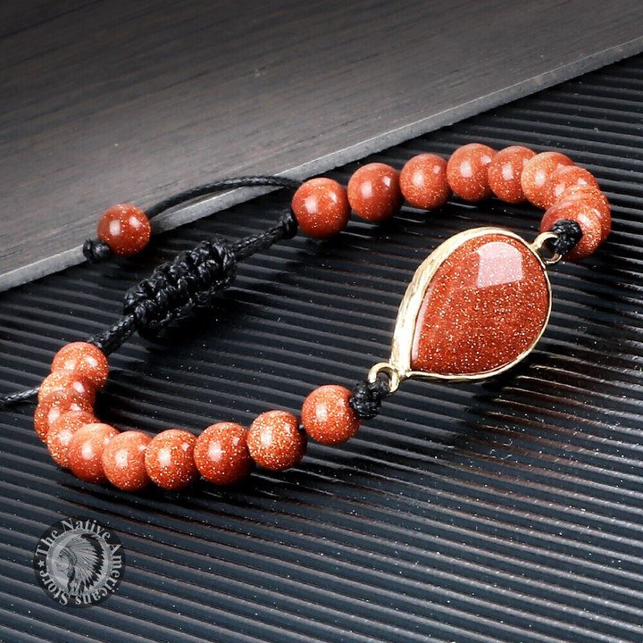 Natural Sandstone Tibetan Bracelet