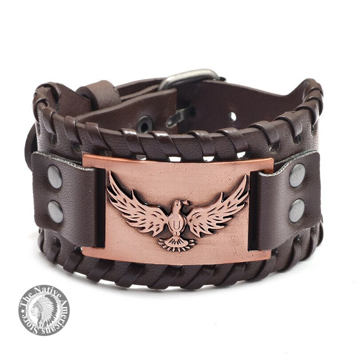 New Fashion Genuine Leather Eagle Bracelet