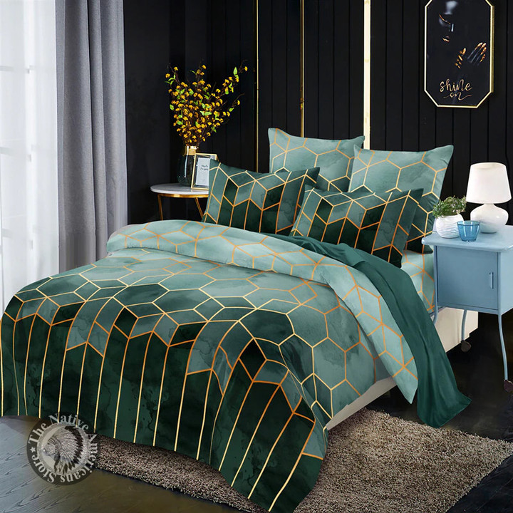 Geometry Comforter Bedding Set Double Bed Quilts duvet cover set