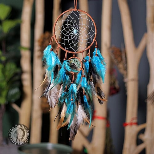 Handmade Dream Catcher Wind Chimes Hanging Bedroom Decoration With Lights And Without Lights