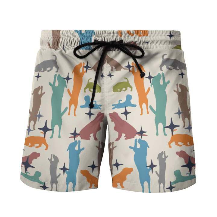Beagle color beach shorts