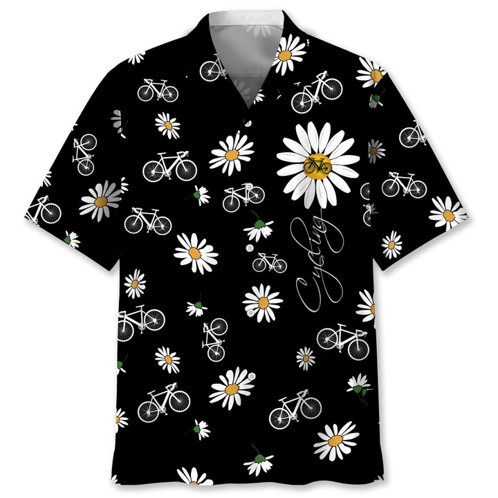 cycling daisy hawaii shirt
