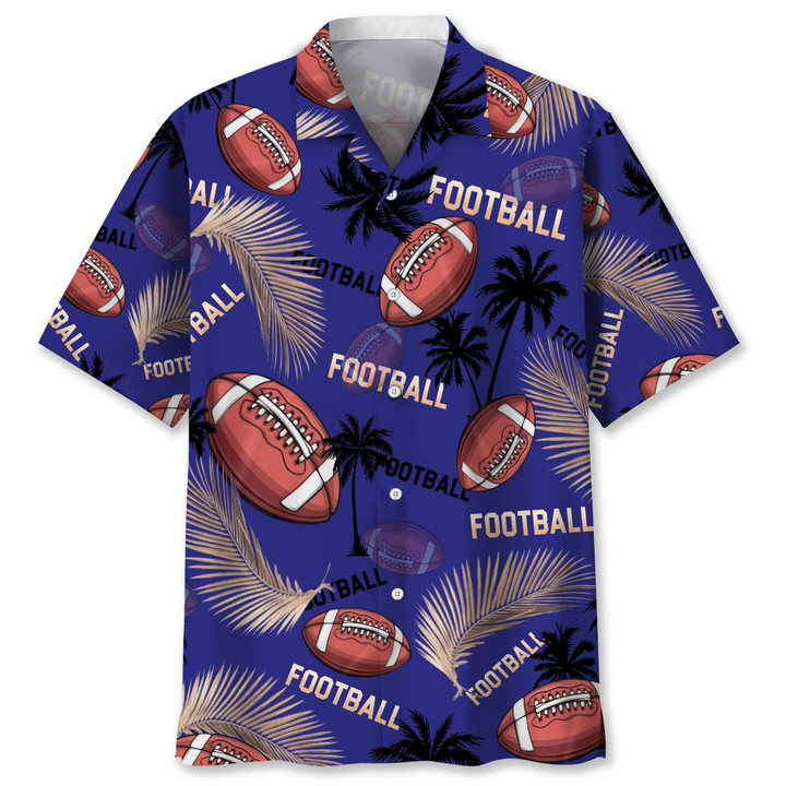 Football Beach Hawaiian Shirt
