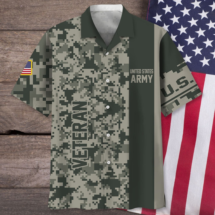 US Veteran Multicam Hawaii shirt