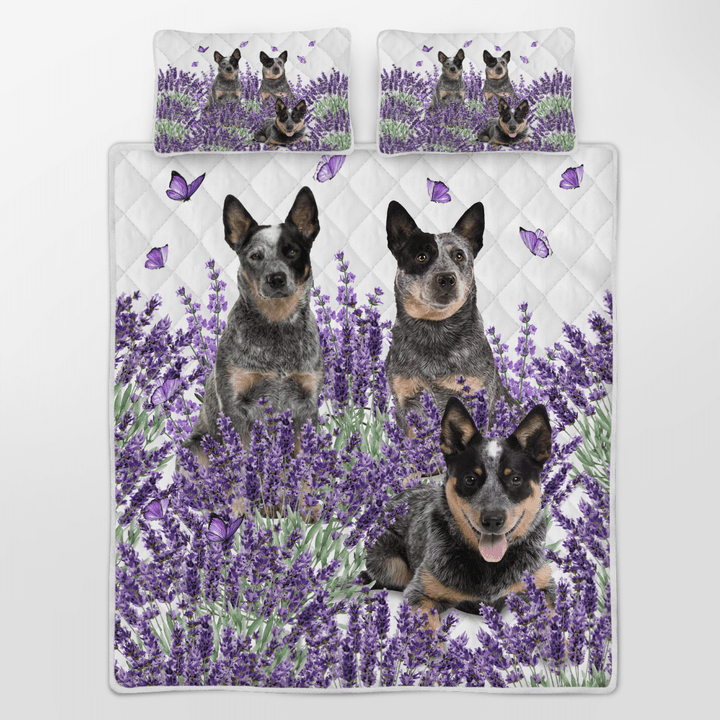 Australian Cattle lavender quilt