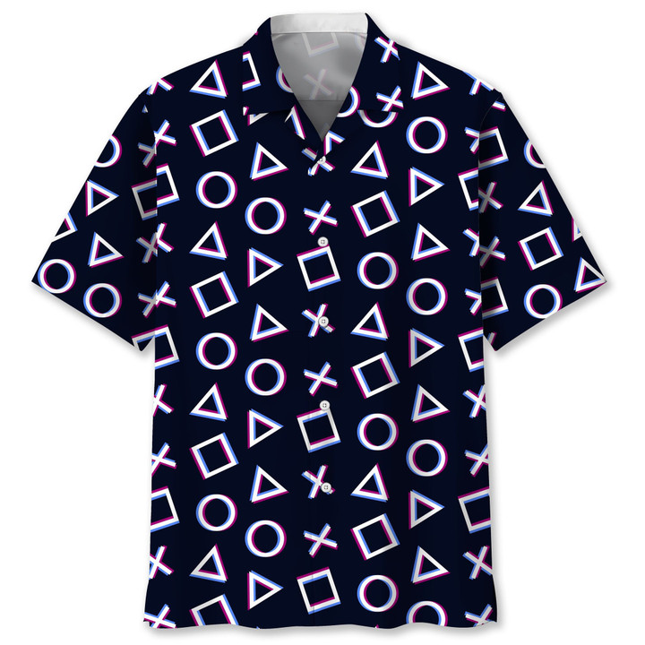 video game abstract hawaii shirt