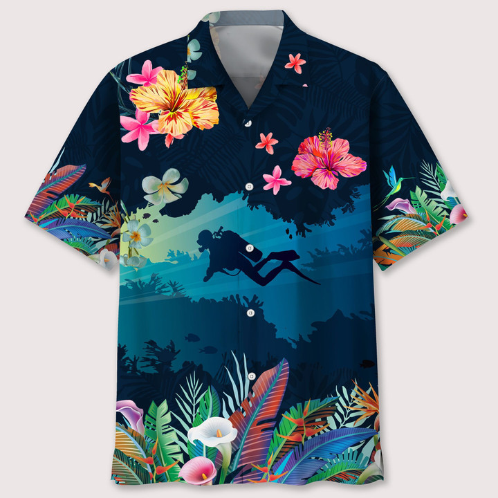 scuba diving love tropical hawaii shirt