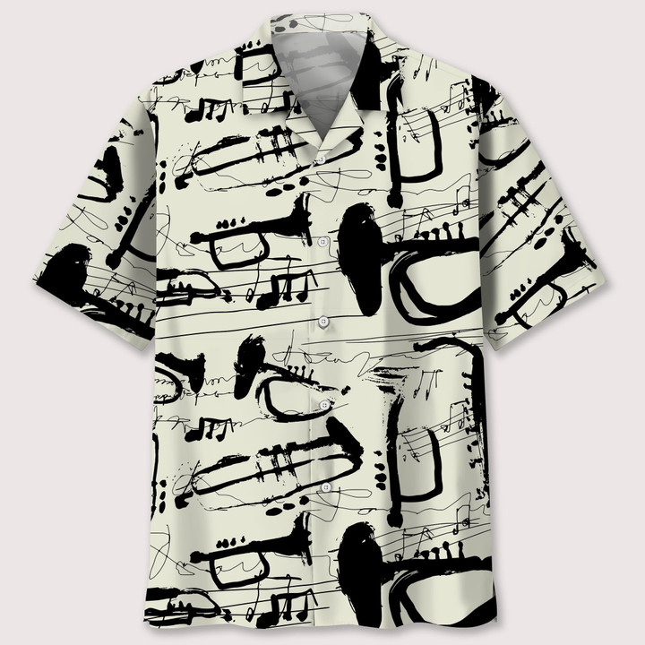 trumpet hawaiian shirt