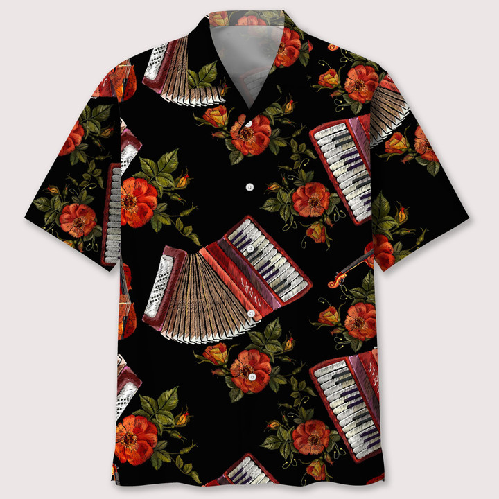 accordion hawaii shirt