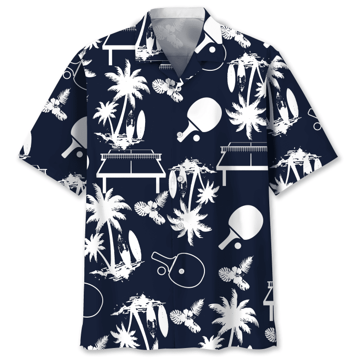 Table Tennis Hawaiian Shirt