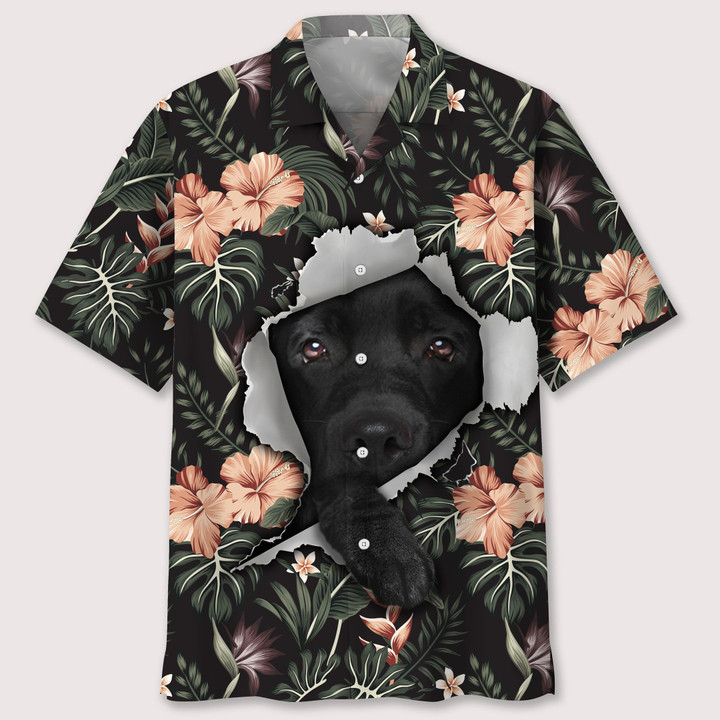 labrador tropical hawaii shirt