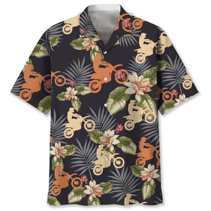 Motocross Tropical Hawaiian Shirt