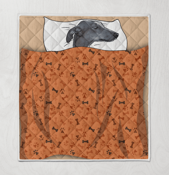 greyhound sleep quilt