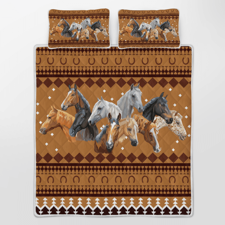 horse ugly pattern quilt