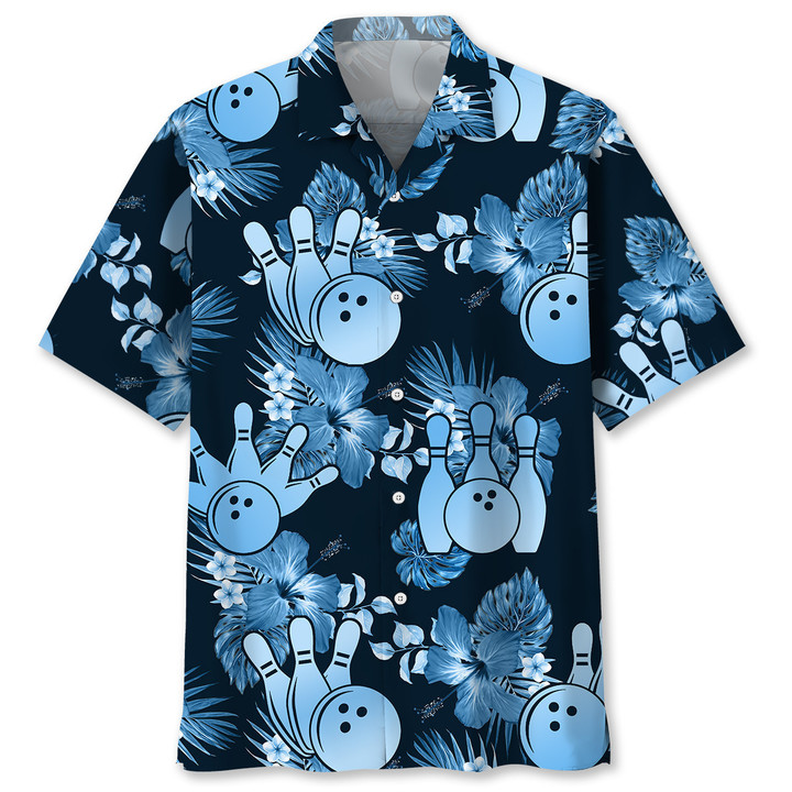 bowling tropical hawaiian shirt