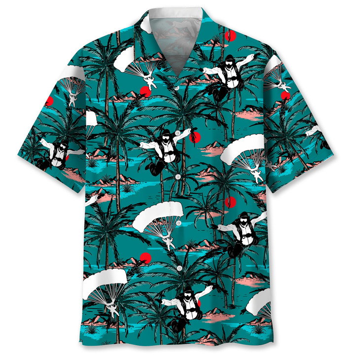 Skydiving Vintage Hawaiian Shirt
