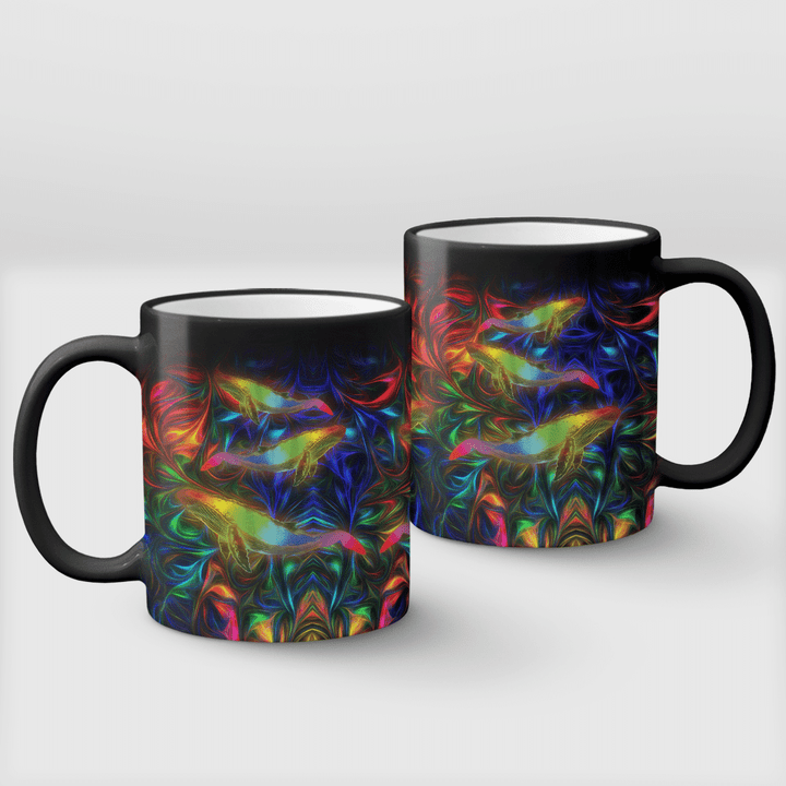 Multicolor Whale Mug
