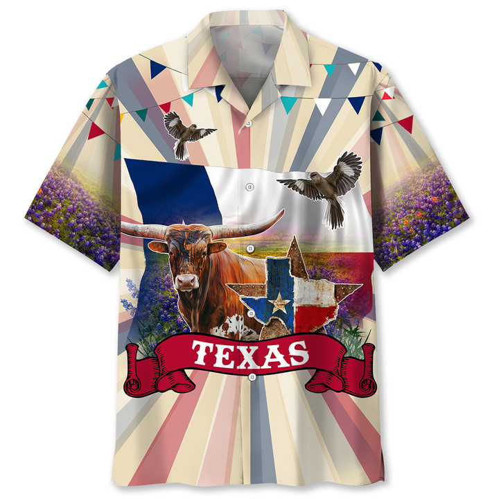 Texas Hawaiian shirt