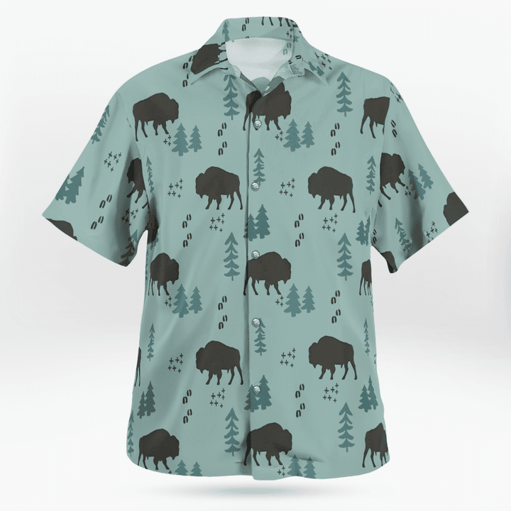 Bison Hawaiian Shirt