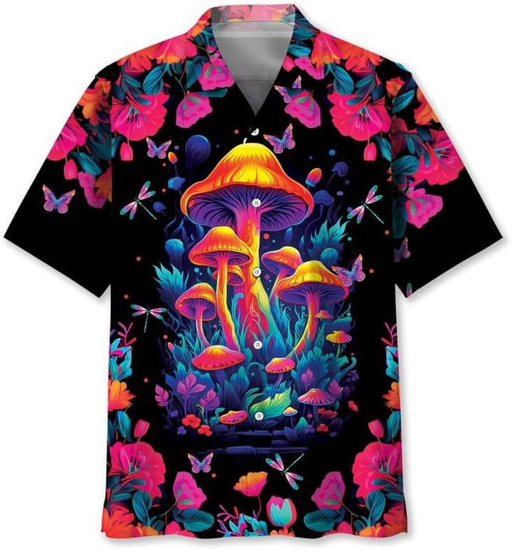 Magic Mushroom Hawaiian Shirt Q