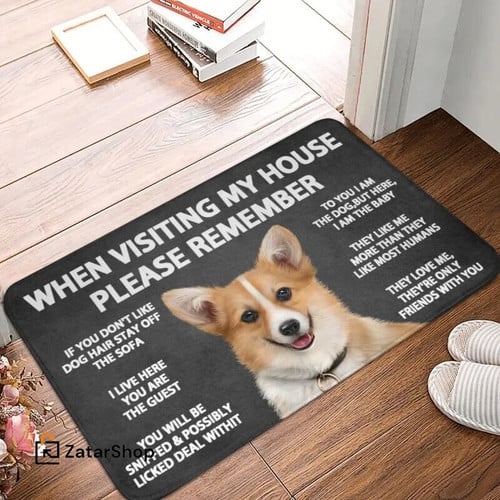 Dogs House Rules Doormat