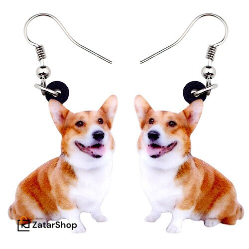 Corgi Dog Earrings