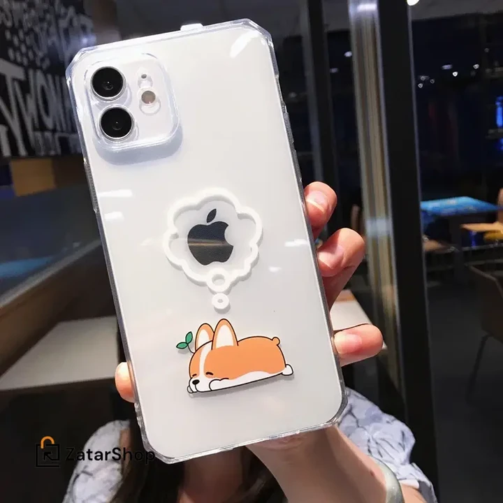 Corgi Cute Cartoon Couple Phone Case