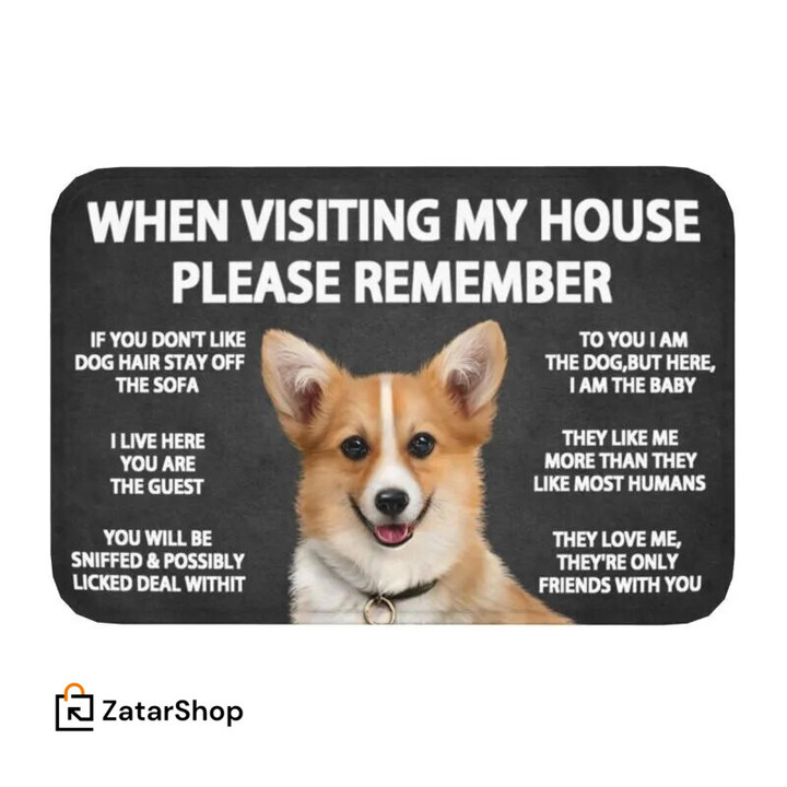 Dogs House Rules Doormat