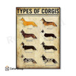 Corgi Types of Corgi Dog Lovers Posters