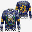 Trafalgar Law Ugly Christmas Sweater One Piece Anime Xmas Gift VA10