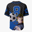 Blue Lock Meguru Bachira Baseball Jersey Shirts Custom Anime Merch HA1201