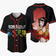 Cowboy Bebop Faye Valentine Baseball Jersey Shirts Custom Anime Merch Clothes HA0601