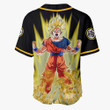 Goku Super Saiyan Baseball Jersey Shirts Custom Dragon Ball Anime