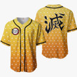 Zenitsu Baseball Jersey Shirts Custom Kimetsu Anime Costume