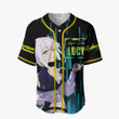 Cyberpunk Edgerunners Lucy Baseball Jersey Shirts Anime Custom Merch Clothes HA0601