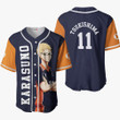 Kei Tsukishima Baseball Jersey Shirts Haikyuu Custom Anime