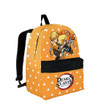 Zenitsu Agatsuma Backpack Custom Kimetsu Anime Bag
