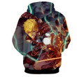 One-Punch Man Genos Cyborg Incineration Cannon Gray Hoodie