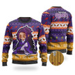 3D Anime Demon Slayer Kokushibo Purple Custom Fandom Ugly Christmas Sweater