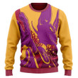 Dragon Ball Z Vibrant Beerus Art Ugly Xmas Sweater