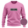 Dragon Ball Z Bulma Minimalistic Pink Ugly Sweatshirt