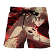 Bleach Anime Ichigo Kurosaki Cool Hollow Wearing Suit Hero Shorts