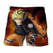 Naruto Shippuden Fan Art Ninja Vibrant Summer Shorts