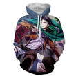 Attack on Titan Pissed Levi Ackerman Back Arial Attack Hoodie