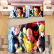 One-Punch Man Amazing Characters Collage Art Bedding Set